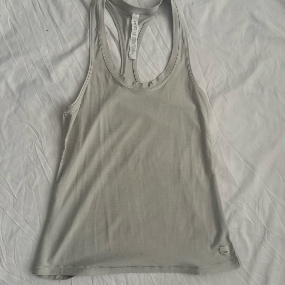 Vuori Racerback Tank Top Silver Small